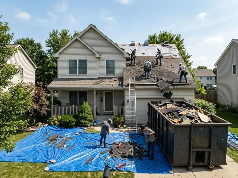 roof-replacement-debris-remova-004 — frequently asked questions, Cheapest Dumpster Rentals in Chubbuck, ID